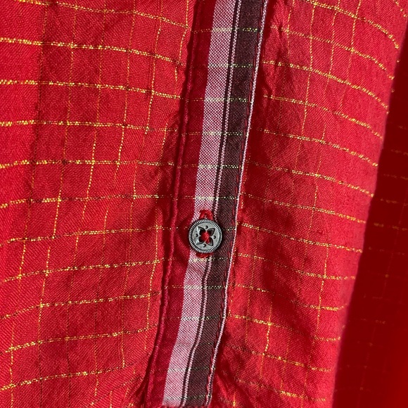 Free People Plaid Shimmer Tunic - pocketed - Picture 5 of 12